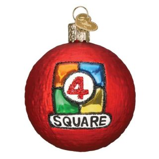 4 Square Ball Ornament  |  Education & School Education & School Education & School