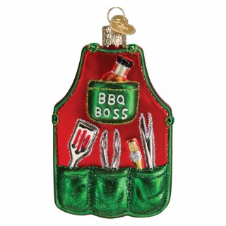 Bbq Apron Ornament  |  Personalization Household Household