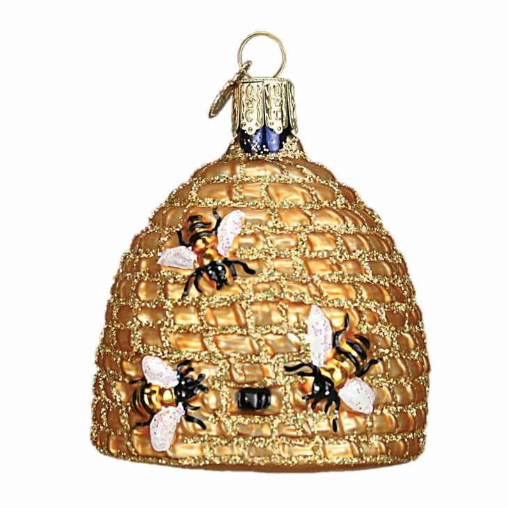 Bee Skep Ornament  |  Outdoor Animals & Pets Animals & Pets