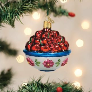 Bowl Of Cherries Ornament  |  Food & Drink Food & Drink Food & Drink