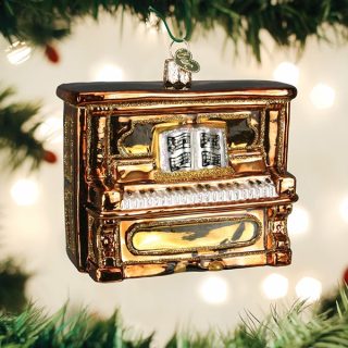 Brown Upright Piano Ornament  |  Household Household Household