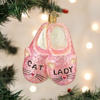 Cat Lady Slippers Ornament  |  Household Animals & Pets Animals & Pets