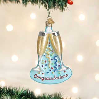 Champagne Toast Ornament  |  Food & Drink Food & Drink Food & Drink