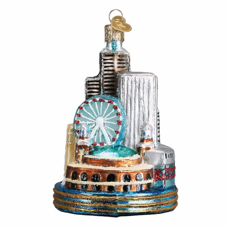 Chicago Christmas Ornament  |  Travel Travel Travel