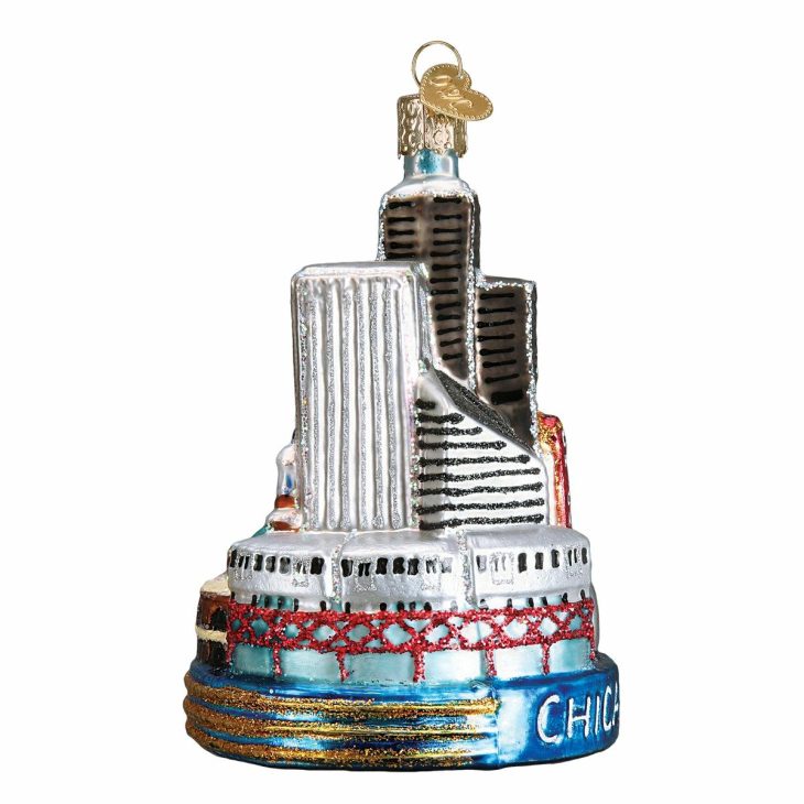 Chicago Christmas Ornament  |  Travel Travel Travel