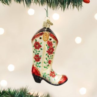 Christmas Cowgirl Boot  |  Household Household Household