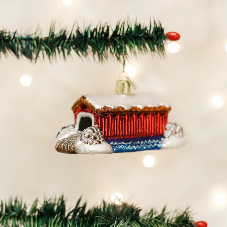 Covered Bridge Ornament  |  Travel Outdoor Outdoor