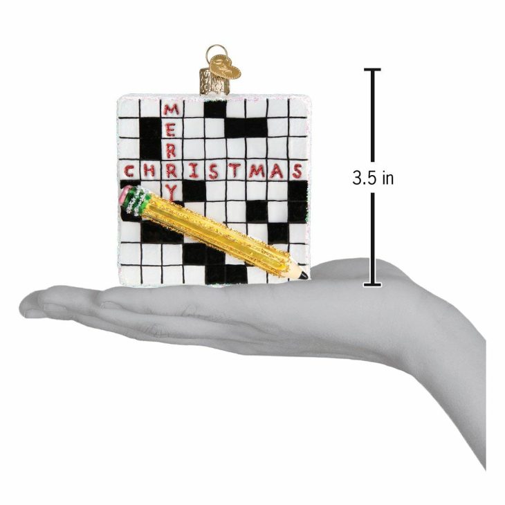 Crossword Puzzle Ornament  |  Toys & Games Personalization Personalization