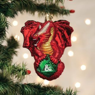 Dungeons & Dragons Red Dragon Ornament  |  Fantasy Fantasy