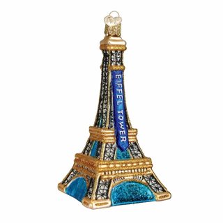 Eiffel Tower Ornament  |  Travel Travel Travel