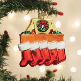 Family Of 5 Stockings Ornament  |  Personalization Personalization Personalization