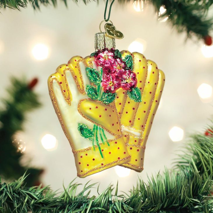 Gardening Gloves Ornament  |  Outdoor Outdoor Outdoor