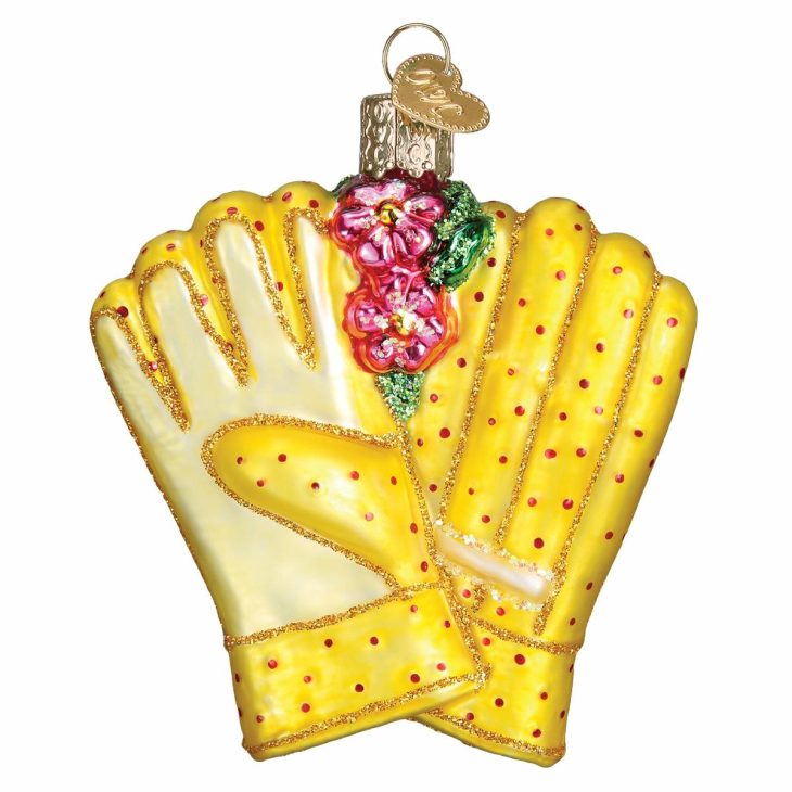 Gardening Gloves Ornament  |  Outdoor Outdoor Outdoor