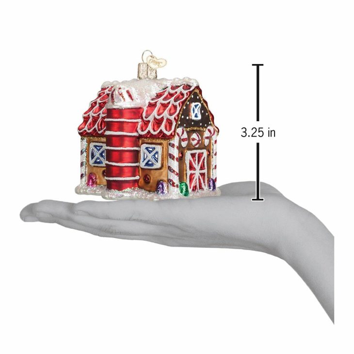 Gingerbread Barn Ornament  |  Western Western