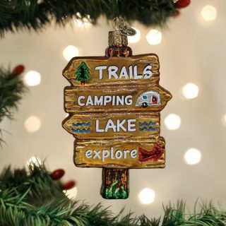 Gone Camping Ornament  |  Outdoor Nature Nature