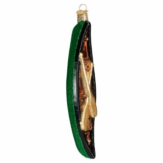 Green Canoe Ornament  |  Sports & Recreation Nature Nature