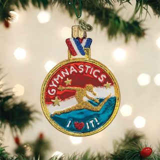 Gymnastics Ornament  |  Personalization Personalization Personalization