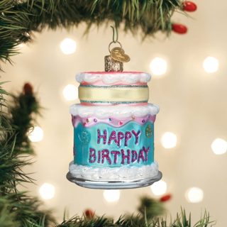 Happy Birthday Cake Ornament  |  Food & Drink Food & Drink Food & Drink