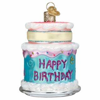 Happy Birthday Cake Ornament  |  Food & Drink Food & Drink Food & Drink