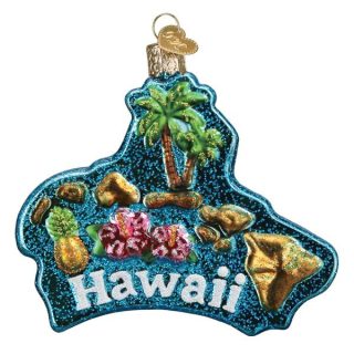 Hawaiian Islands Ornament  |  Travel Travel Travel