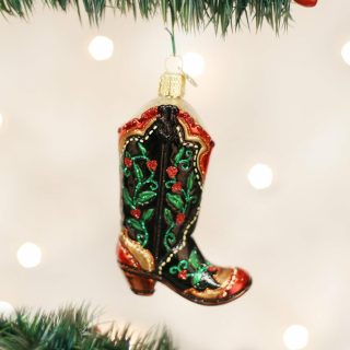 Holly Berry Cowboy Boot  |  Household Household Household