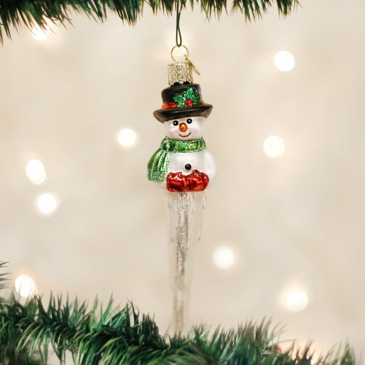 Icicle Snowman Ornament  |  Nature Nature Nature