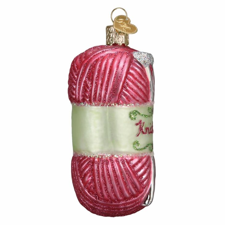 Knitting Yarn Ornament  |  Personalization Household Household