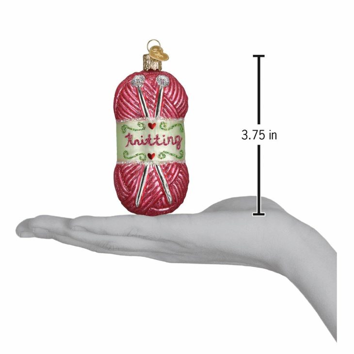 Knitting Yarn Ornament  |  Personalization Household Household