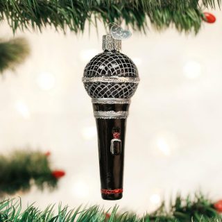 Microphone Ornament  |  Music Music Music