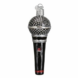 Microphone Ornament  |  Music Music Music