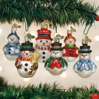 Mini Snowman Ornament Set  |  Collections & Sets Collections & Sets Collections & Sets