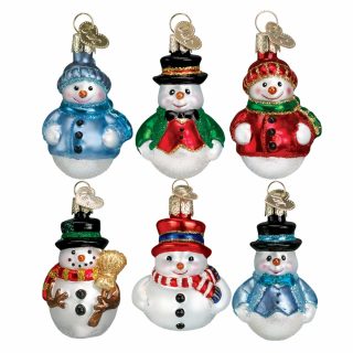 Mini Snowman Ornament Set  |  Collections & Sets Collections & Sets Collections & Sets