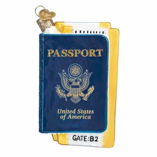 Passport Ornament  |  Personalization Personalization Personalization