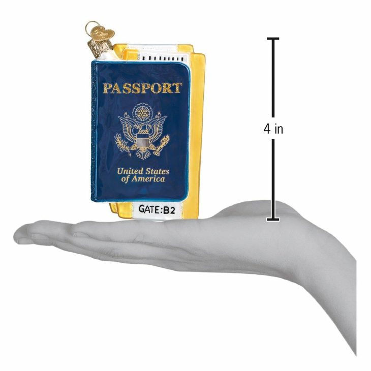 Passport Ornament  |  Personalization Personalization Personalization