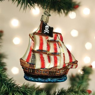 Pirate Ship Ornament  |  Transportation Transportation Transportation