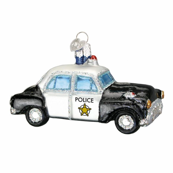 Police Car Ornament  |  Transportation Occupation Occupation