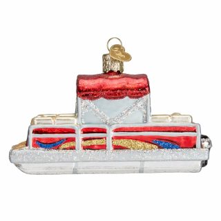 Pontoon Boat Ornament  |  Sports & Recreation Nature Nature