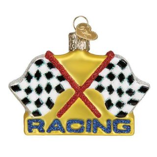 Racing Flags Ornament  |  Personalization Personalization Personalization