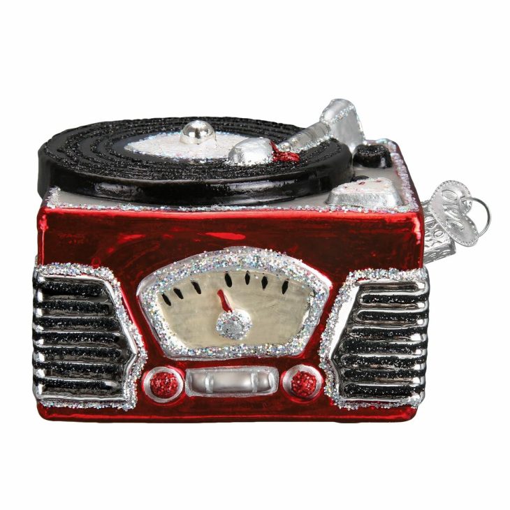 Record Player Ornament  |  Music Music Music