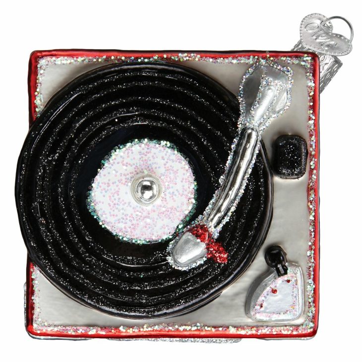 Record Player Ornament  |  Music Music Music