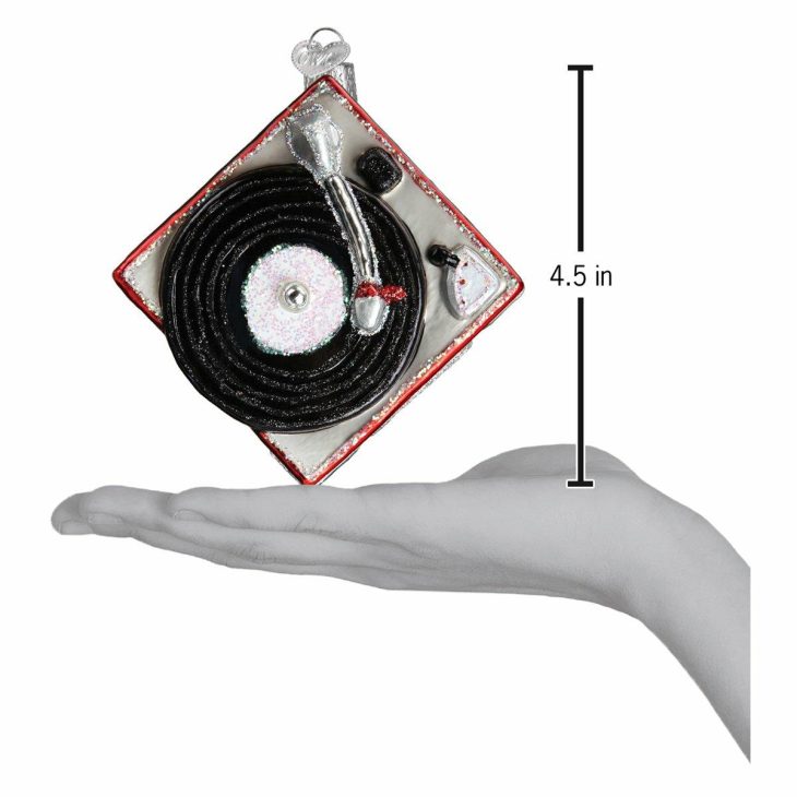 Record Player Ornament  |  Music Music Music