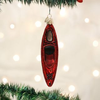 Red Kayak Ornament  |  Sports & Recreation Nature Nature