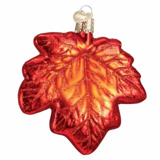 Red Maple Leaf Ornament  |  Nature Nature Nature