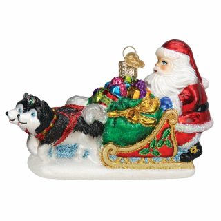 Santa’s Dog Sled Ornament  |  Transportation Animals & Pets Animals & Pets