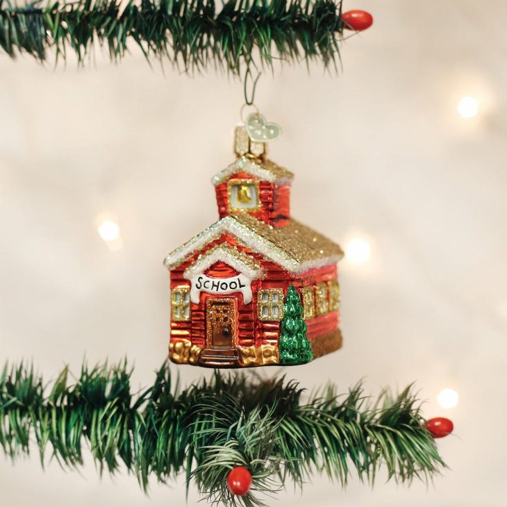 School House Ornament  |  Travel Education & School Education & School