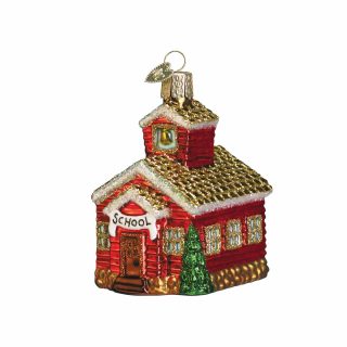 School House Ornament  |  Travel Education & School Education & School