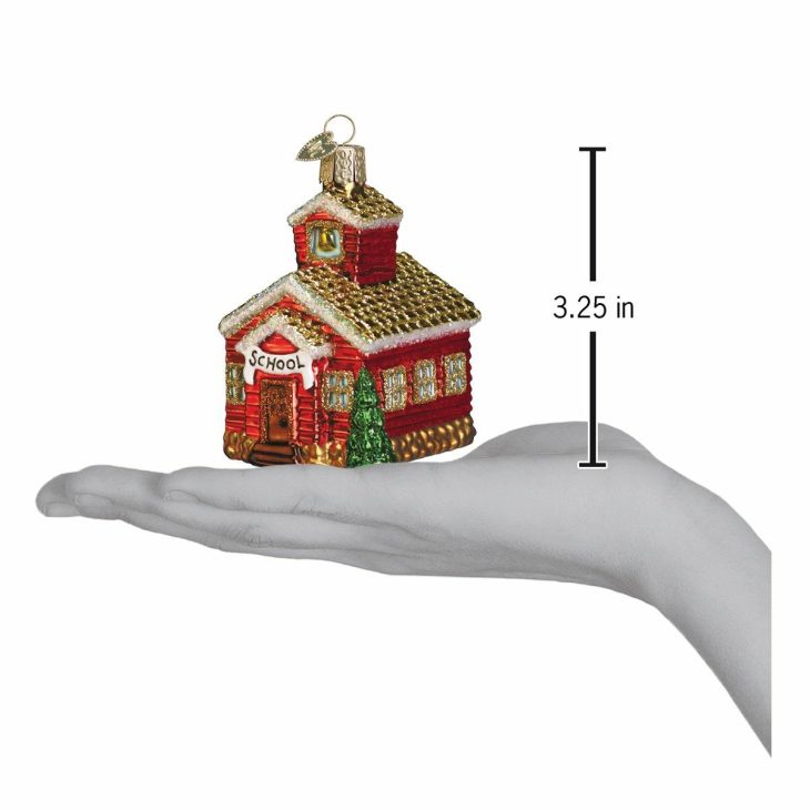 School House Ornament  |  Travel Education & School Education & School