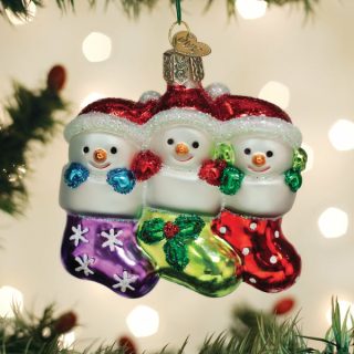 Snow Family Of 3 Ornament  |  Personalization Personalization Personalization