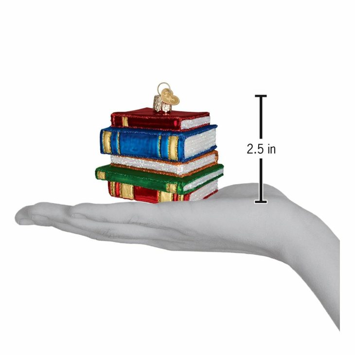 Stack Of Books Ornament  |  Occupation Education & School Education & School