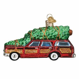 Station Wagon With Tree Ornament  |  Transportation Transportation Transportation